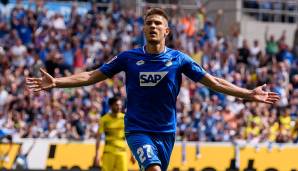 Platz 16 - 83 Tore in 167 Spielen: ANDREJ KRAMARIC hat sich seit seinem Wechsel von Leicester City zur TSG Hoffenheim im Jahr 2017 zu einem der besten Stürmer der Bundesliga entwickelt. Vor allem seine Quote kann sich sehen lassen.