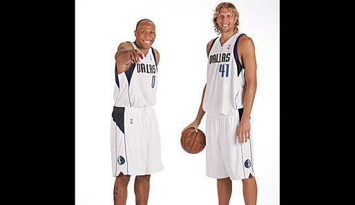 Die Harmonie im Team stimmt. Witzbold Shawn Marion sorgt für gute Laune - und hoffentlich auch für einige Punkte