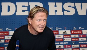 Einen Tag später stellt sich Markus Gisdol vor: "Der HSV ist ein Brett, ein wahnsinnig geiler Klub"