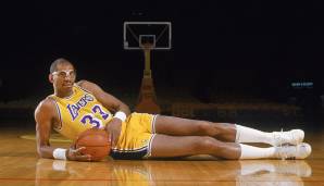 Platz 3: KAREEM ABDUL-JABBAR - 5.762 Punkte in 237 Spielen - Milwaukee Bucks, Los Angeles Lakers