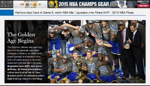 "Die goldene Ära beginnt!" Zeitungen und Internetseiten aus aller Welt feiern den Titelgewinn der Golden State Warriors - aber auch LeBron wird nicht vergessen. SPOX hat die besten Pressestimmen gesammelt