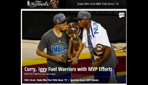 Auch der "Bleacher Report feiert die beiden Protagonisten - und bescheinigt sowohl Curry, als auch Iguodala eine MVP-würdige Leistung