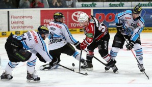 Die Kölner Haie um Marcel Ohmann siegten auch im zweiten Spiel der Finalserie