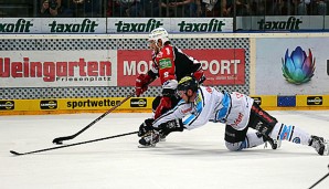 Alexander Oblinger (u.) spielte bereits 2010 bis 2012 in Nürnberg