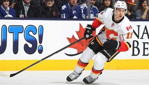 Mikael Bäcklund von den Calgary Flames brachte Schweden auf die Siegerstraße