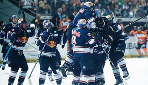 Der EHC Red Bull München kann am Freitag die Meisterschaft in der DEL perfekt machen