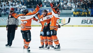 Die Grizzlys Wolfsburg feierten im zweiten Spiel ihren ersten Sieg