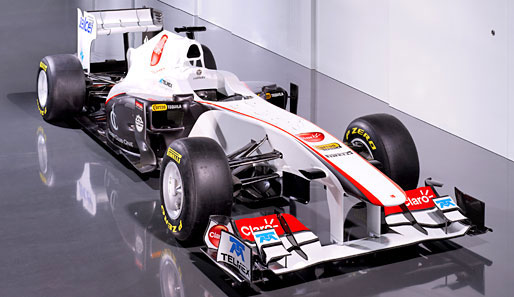 Der neue Bolide des Sauber-Rennstalls wurde im spanischen Valencia vorgestellt