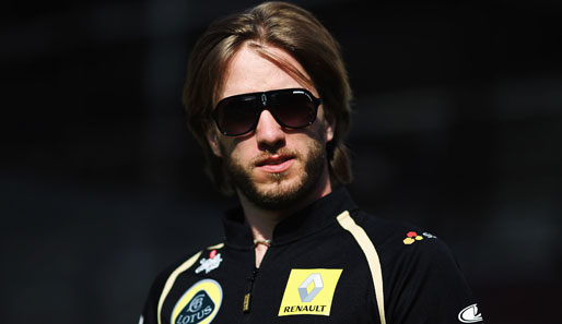 Mit Sonnenbrille könnte man Nick Heidfeld auch beim ersten Training in Budapest sehen