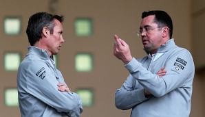 Eric Boullier (r.) ist von der Neueinführung überzeugt