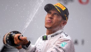 Lewis Hamilton gewann nach seinem Ausfall in Melbourne alle bisherigen F1-Rennen der Saison