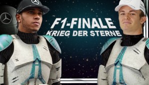 Der Krieg der Sterne von Lewis Hamilton und Nico Rosberg kumuliert in Abu Dhabi