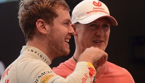 Vettel sah in Schumacher immer ein Vorbild