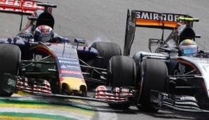 Max Verstappen manövierte in Brasilien Sergio Perez und Felipe Nasr im Senna-S aus