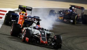 Romain Grosjean fuhr in Sakhir mit seinem Haas auf Platz 5 durchs Ziel