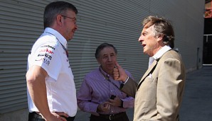 Comeback bei der Scuderia? Ferrari soll angeblich mit Brawn (l.) gesprochen haben