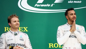 Nico Rosberg und Lewis Hamilton