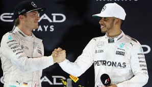 Nico Rosberg (l.) hat seine Karriere beendet