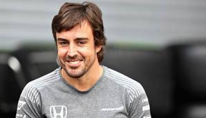 Fernando Alonso im McLaren-Dress vor einem Rennen in der Formel 1.