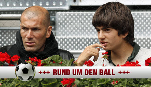 Enzo Zidane (r.) spielt in der Jugend von Real Madrid