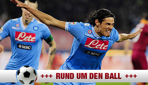 Napolis Edinson Cavani führt mit 16 Treffern die Torschützenliste der Serie A an