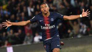 Kylian Mbappe spielt bei Paris Saint-Germain.