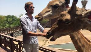 "Sommer bedeutet für mich, Zeit mit der Familie zu verbringen." (Crouch über einen Besuch im Tierpark).