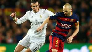 Andres Iniesta (r.) hat selbst 30 Clasicos gegen Real Madrid gespielt.