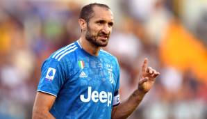 Giorgio Chiellini (Juventus Turin, Innenverteidigung): 89.