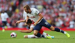 Harry Kane (Tottenham Hotspur, Sturm): 89.