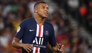 Kylian Mbappe (Paris Saint-Germain, Sturm): 89.