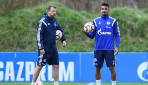 Hübscher zusammen mit Kevin Prince Boateng.