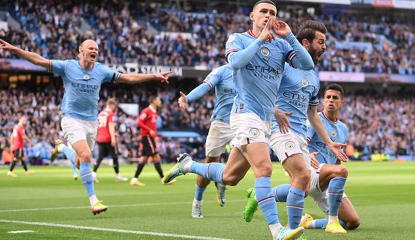 Phil Foden schießt die Citizens früh in Führung.