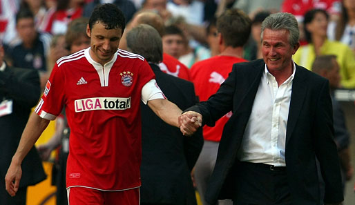 Mark van Bommel (r.) über Ex-Bayern-Coach Heynckes: "Er ist ein super Trainer"