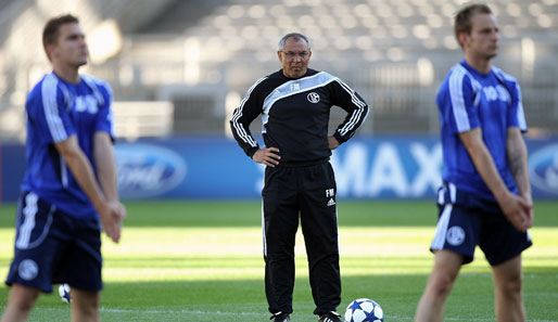 Felix Magath (M.) wechselte zur Saison 2009/2010 zum FC Schalke 04