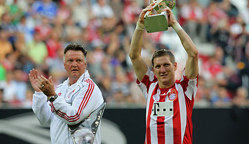 Vertrasgsende 30. Juni 2012: Das gilt sowohl für van Gaal (l.) als auch für Schweinsteiger