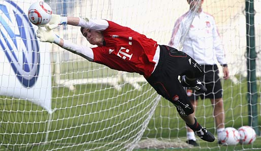 Bayerns Torhüter Thomas Kraft hat noch nie in der Bundesliga gespielt