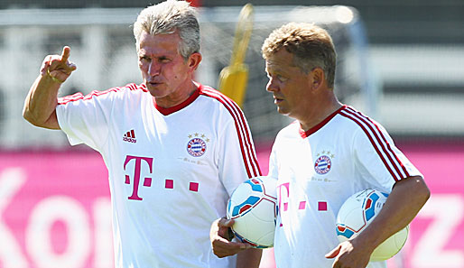 Der Chef und sein Co: Jupp Heynckes (l.) und Peter Hermann arbeiten nun gemeinsam beim FCB