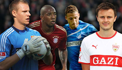 Vier Neue, die bislang überzeugten: Bernd Leno, Jerome Boateng, Fabian Johnson, William Kvist (v.l.)