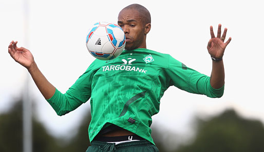 Der Bremer Naldo ist mittlerweile zurück im Training und wartet auf sein Comeback