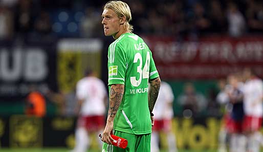 Simon Kjaer vom VfL Wolfsburg soll beim AS Rom auf dem Wunschzettel stehen