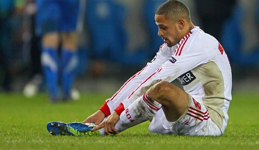 Leverkusens Sidney Sam zog sich im Spiel gegen den VfB Stuttgart enen Muskelbündelriss zu