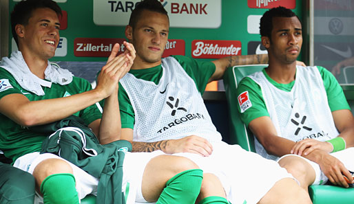 Wesley (r.) hat in Bremen lediglich einen Stammplatz auf der Bank