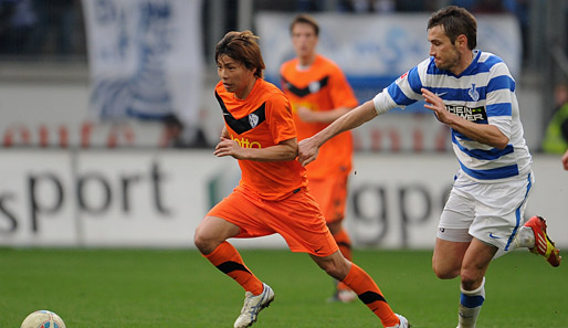 Bochum will Takashi Inui (l.) unbedingt halten - bei der Ablöse gibt es aber eine Schmerzgrenze