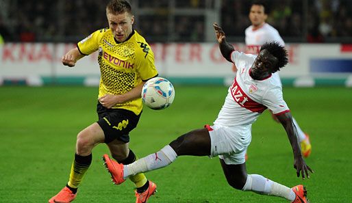 Arthur Boka (r.) wechselte 2006 von Straßburg zum VfB Stuttgart