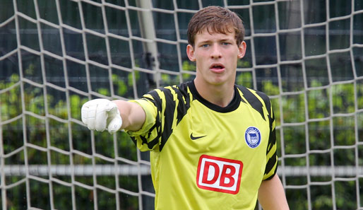 Richard Strebinger hielt zuletzt in der zweiten Mannschaft von Hertha BSC