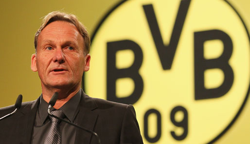 Hans-Joachim Watzke ist sich des Marktwertes von Julian Schieber durchaus bewusst