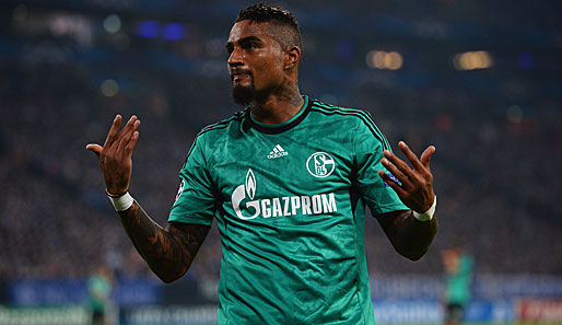 Kevin-Prince Boateng erzielte in der Champions-League-Partie gegen Bukarest das 2:0