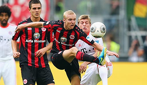 Sebastian Rode (2.v.l.) könnte schon bald in einem anderen Trikot auflaufen