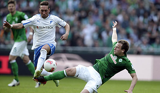 Tobias Weis (l.) ist unter Trainer Markus Gisdol nicht mehr gefragt